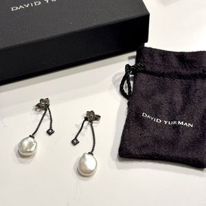 David Yurman Solari Pearl Drop Earrings